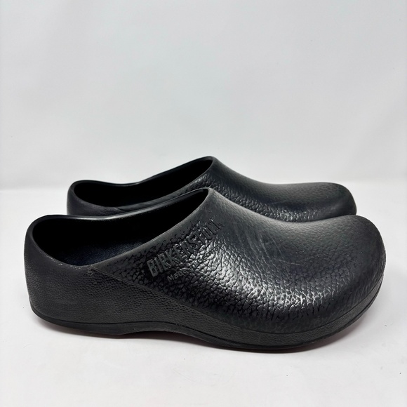 Birkenstock Ges Gesch Mens Rubber Slip On Clogs Black Size 10 - Picture 2 of 7